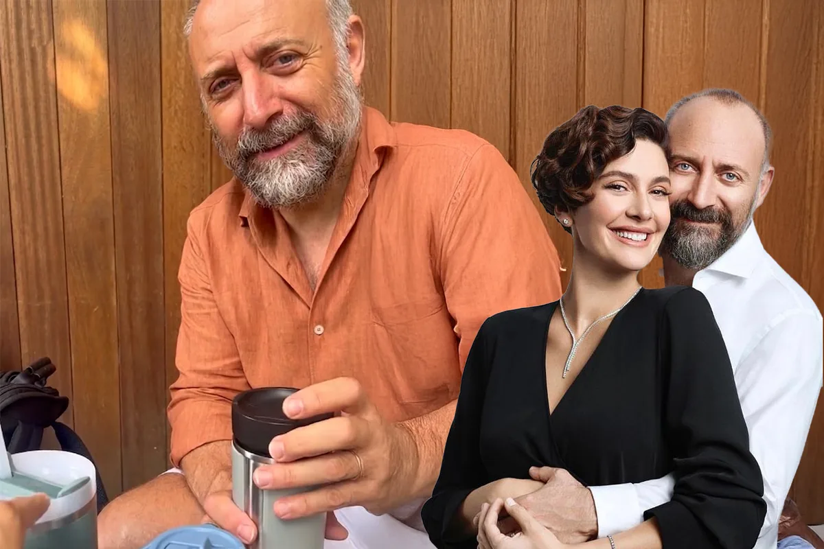 Bergüzar Korel eşi Halit Ergenç'i paylaştı: Her yere litrelerce sıvı ile gidiyoruz